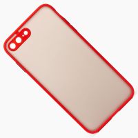 Чехол для Apple iPhone 7 Plus пластиковый с окантовкой <красный> ― Spb.OnlineBazar.su