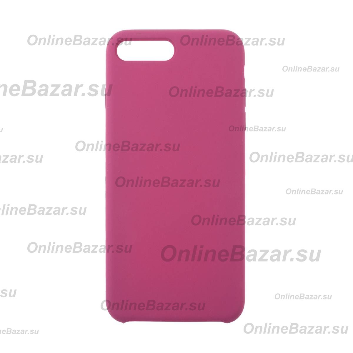 Чехол для Apple iPhone 8 Plus PromiseMobile силиконовый Soft Touch <бордовый> ― Spb.OnlineBazar.su