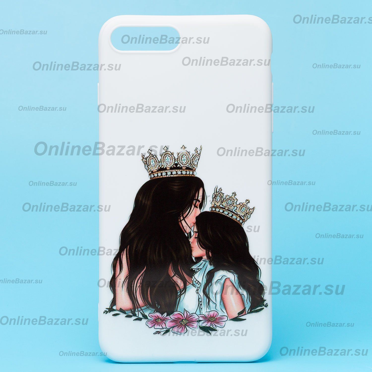 Чехол для Apple iPhone 7 Plus силиконовый (рис. 302/003) ― Spb.OnlineBazar.su