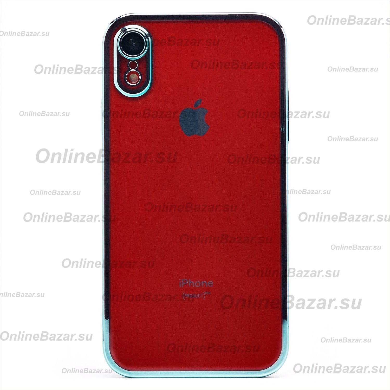 Чехол для Apple iPhone XR пластиковый с закрытой камерой <зеленый> ― Spb.OnlineBazar.su