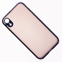 Чехол для Apple iPhone XR пластиковый с окантовкой <синий> ― Spb.OnlineBazar.su