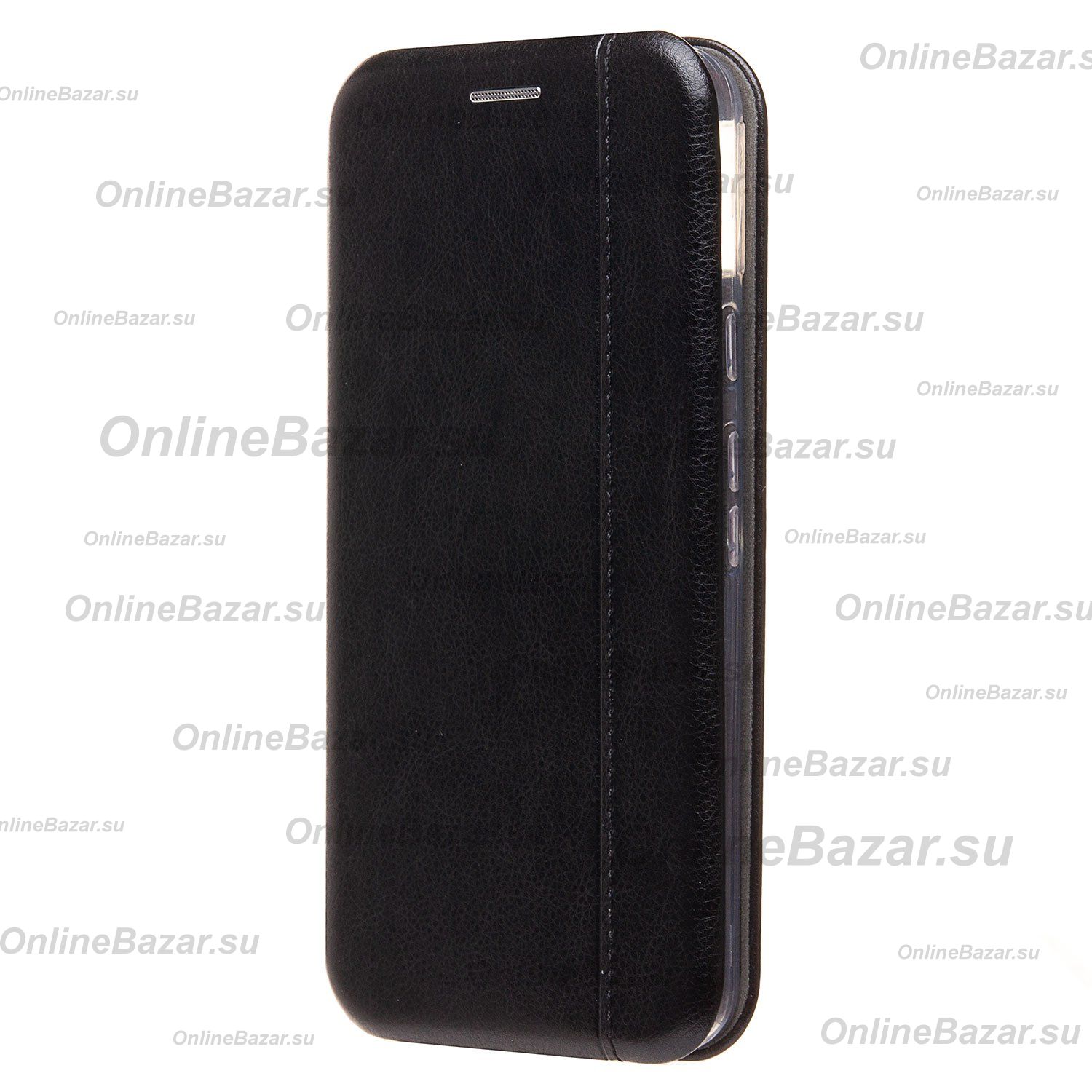 Чехол для Google Pixel 8 флип боковой кожзам №3 <черный> ― Spb.OnlineBazar.su