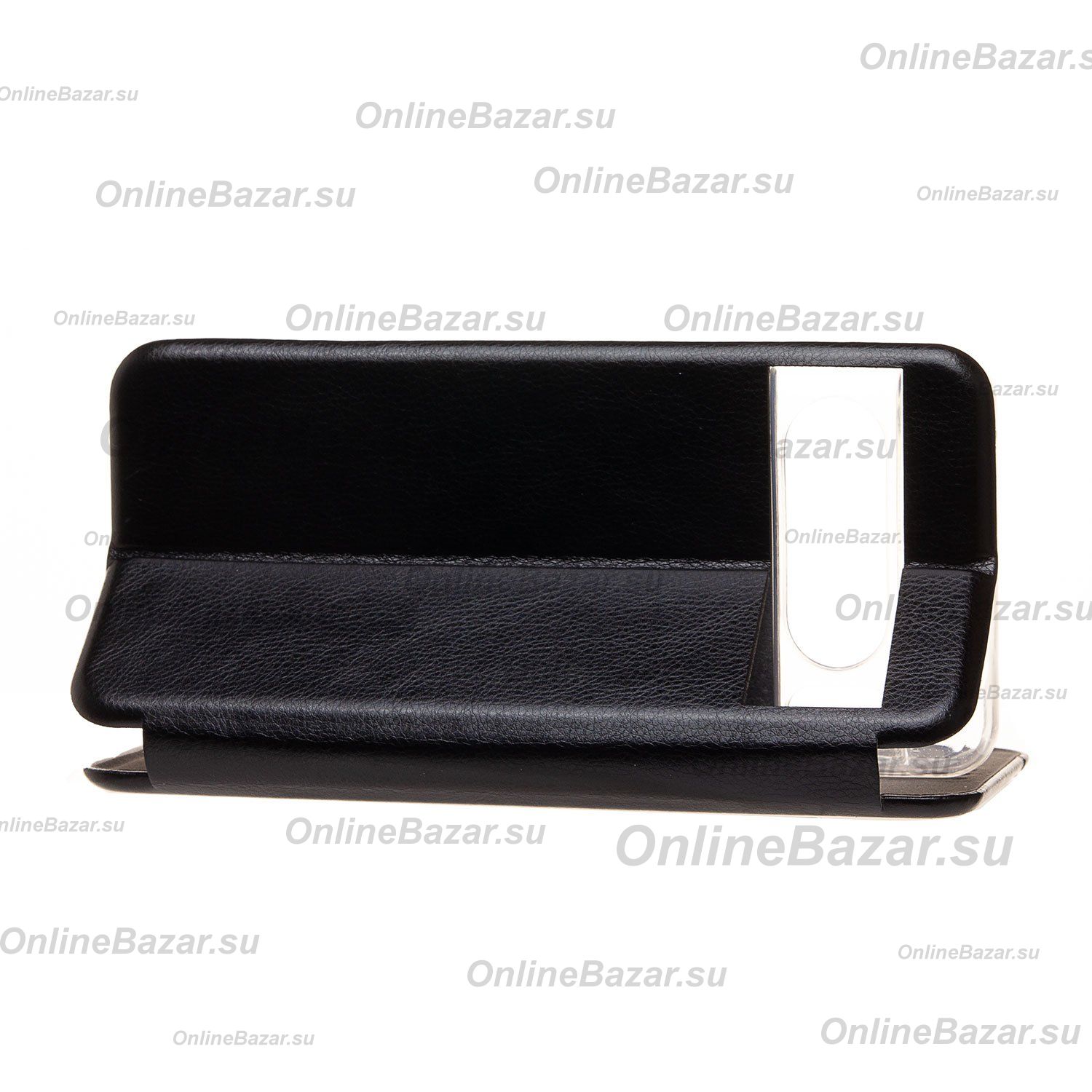 Чехол для Google Pixel 8 Pro флип боковой кожзам №3 <черный> ― Spb.OnlineBazar.su