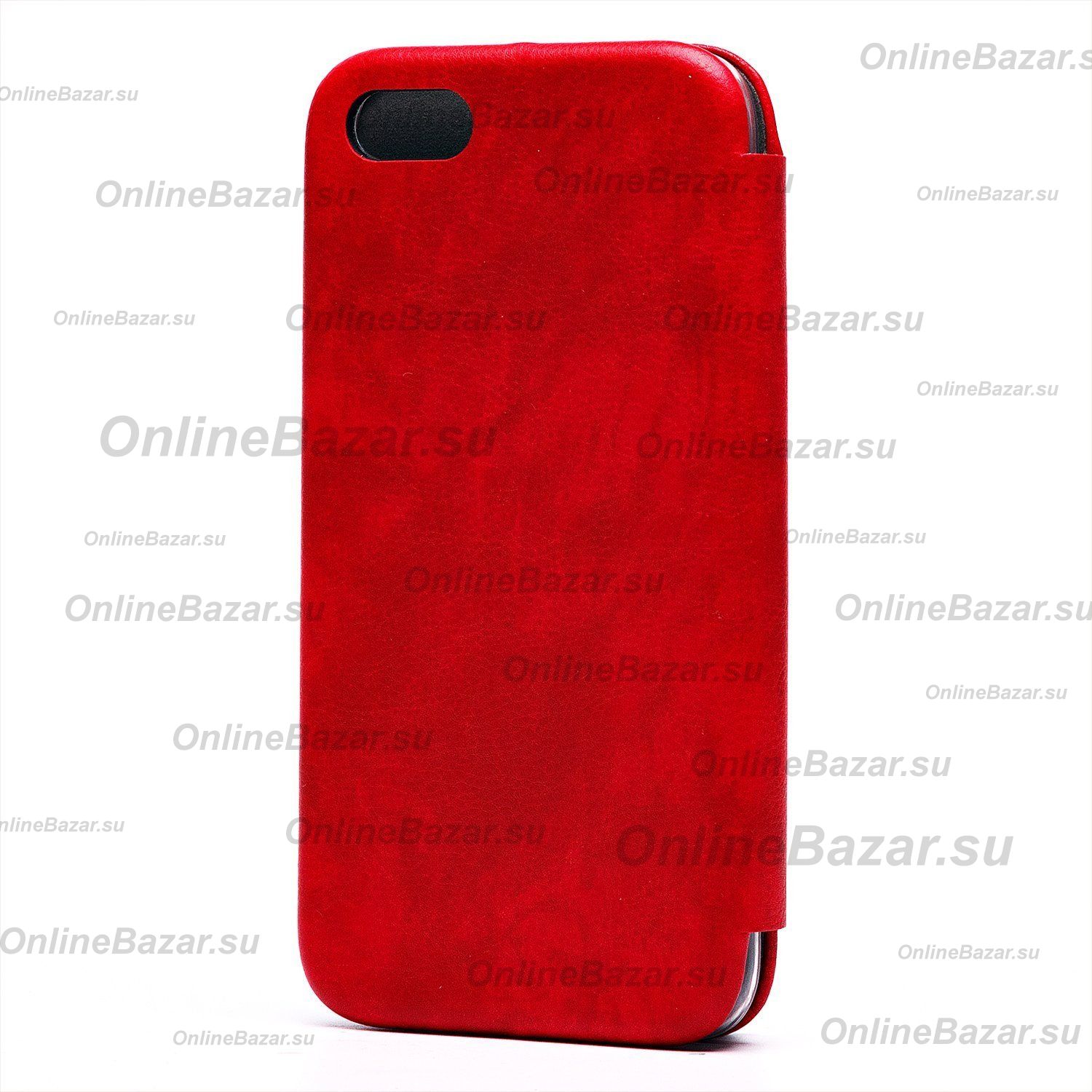 Чехол для Honor 7A (DUA-L22) флип боковой кожзам №3 <красный> ― Spb.OnlineBazar.su