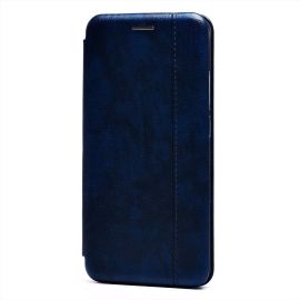 Чехол для Honor 10 (COL-L29) флип боковой кожзам №3 <синий>