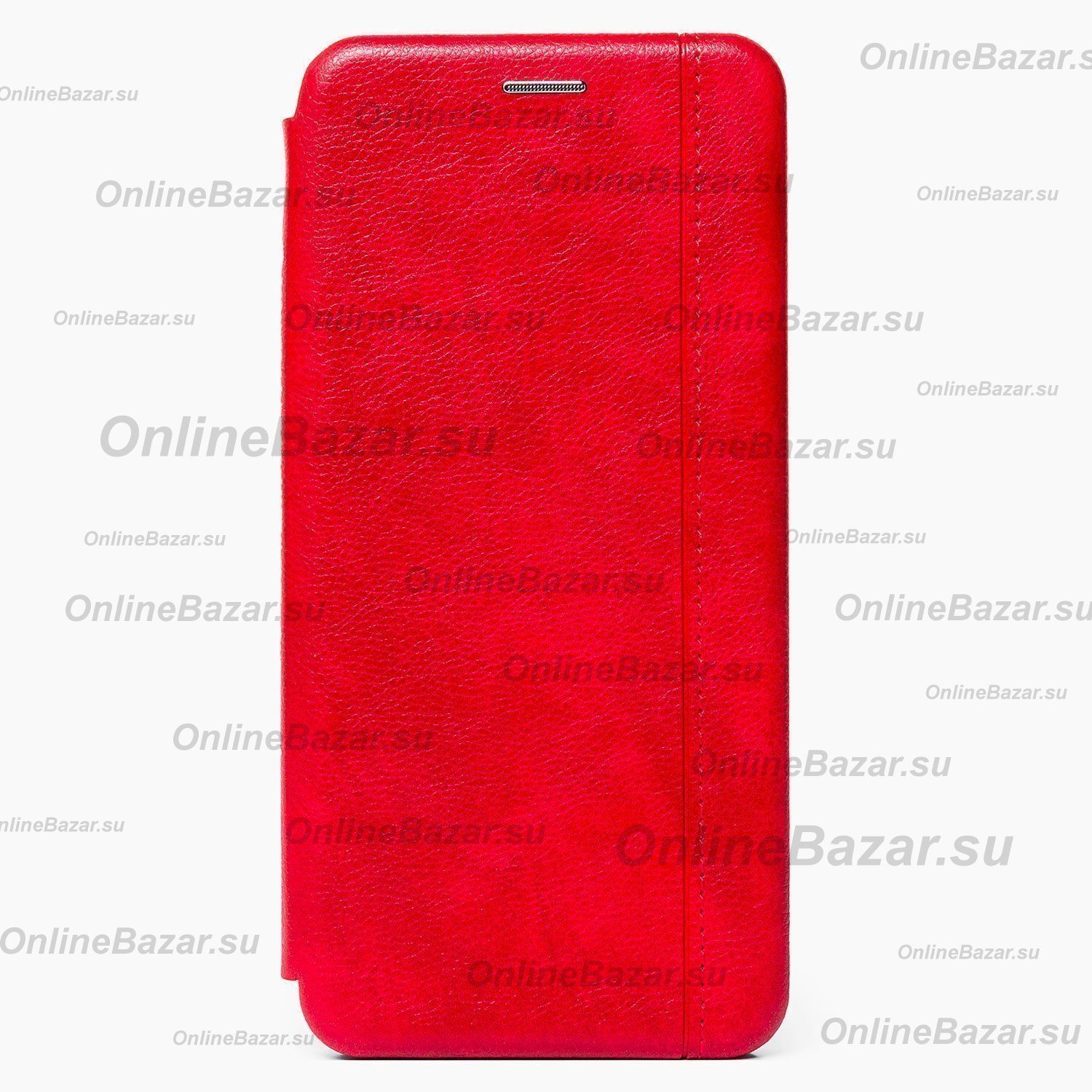 Чехол для Honor 10X Lite (DNN-LX9) флип боковой кожзам №3 <красный> ― Spb.OnlineBazar.su
