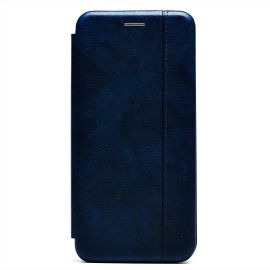Чехол для Honor 10i (HRY-LX1T) флип боковой кожзам №3 <синий>