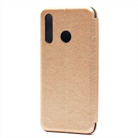 Чехол для Honor 20e (HRY-LX1T) флип боковой кожзам №3 <золотой>