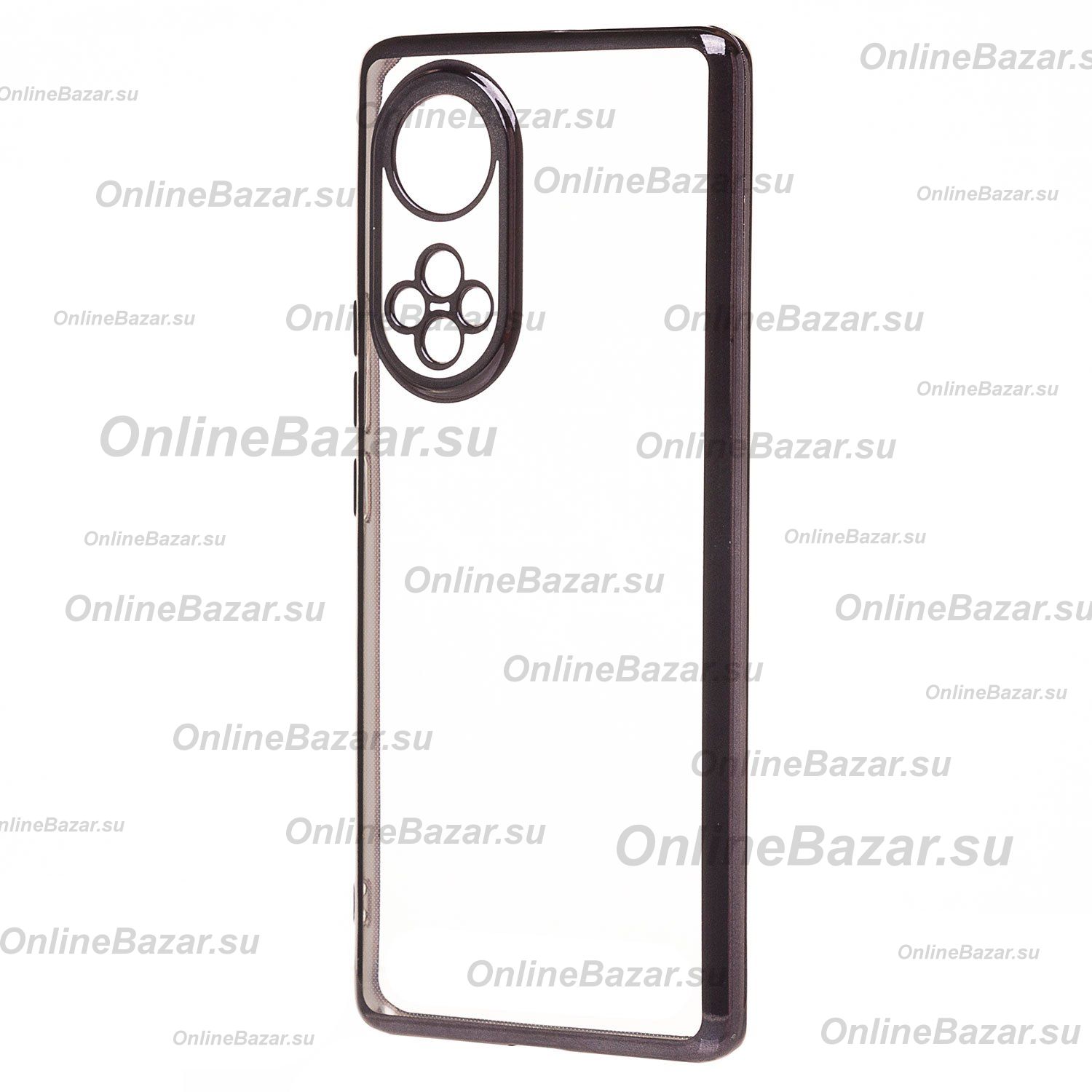 Чехол для Honor 50 Pro (RNA-AN00) силиконовый ультратонкий Pilot <черный> ― Spb.OnlineBazar.su