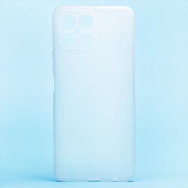 Чехол для Honor X8 (TFY-LX1) силиконовый матовый №5 <белый>