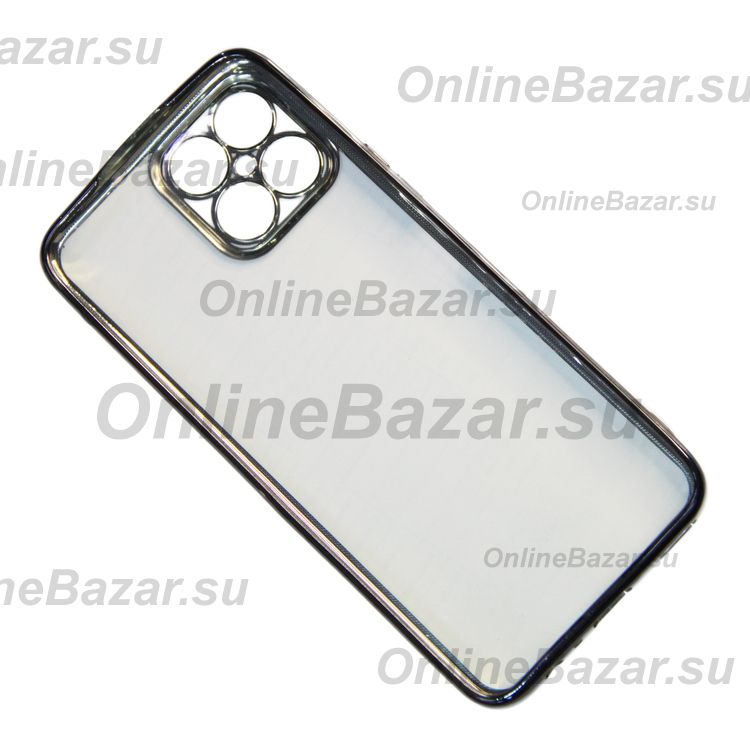 Чехол для Honor X8 (TFY-LX1) силиконовый ультратонкий Pilot <черный> ― Spb.OnlineBazar.su