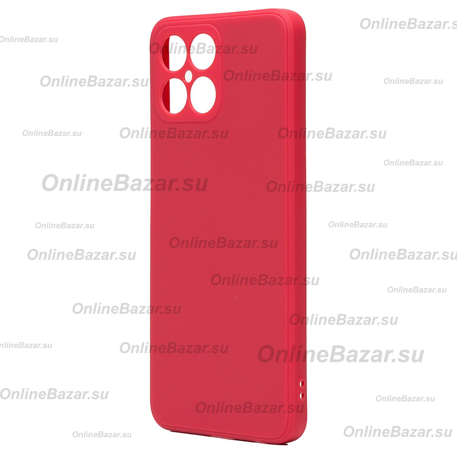 Чехол для Honor X8 (TFY-LX1) силиконовый Soft Touch 4 <бордовый> ― Spb.OnlineBazar.su