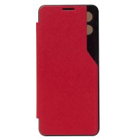 Чехол для Honor X8 (TFY-LX1) флип боковой кожзам №4 <красный> ― Spb.OnlineBazar.su
