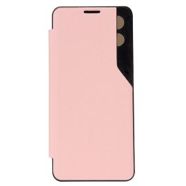 Чехол для Honor X8 (TFY-LX1) флип боковой кожзам №4 <розовый>