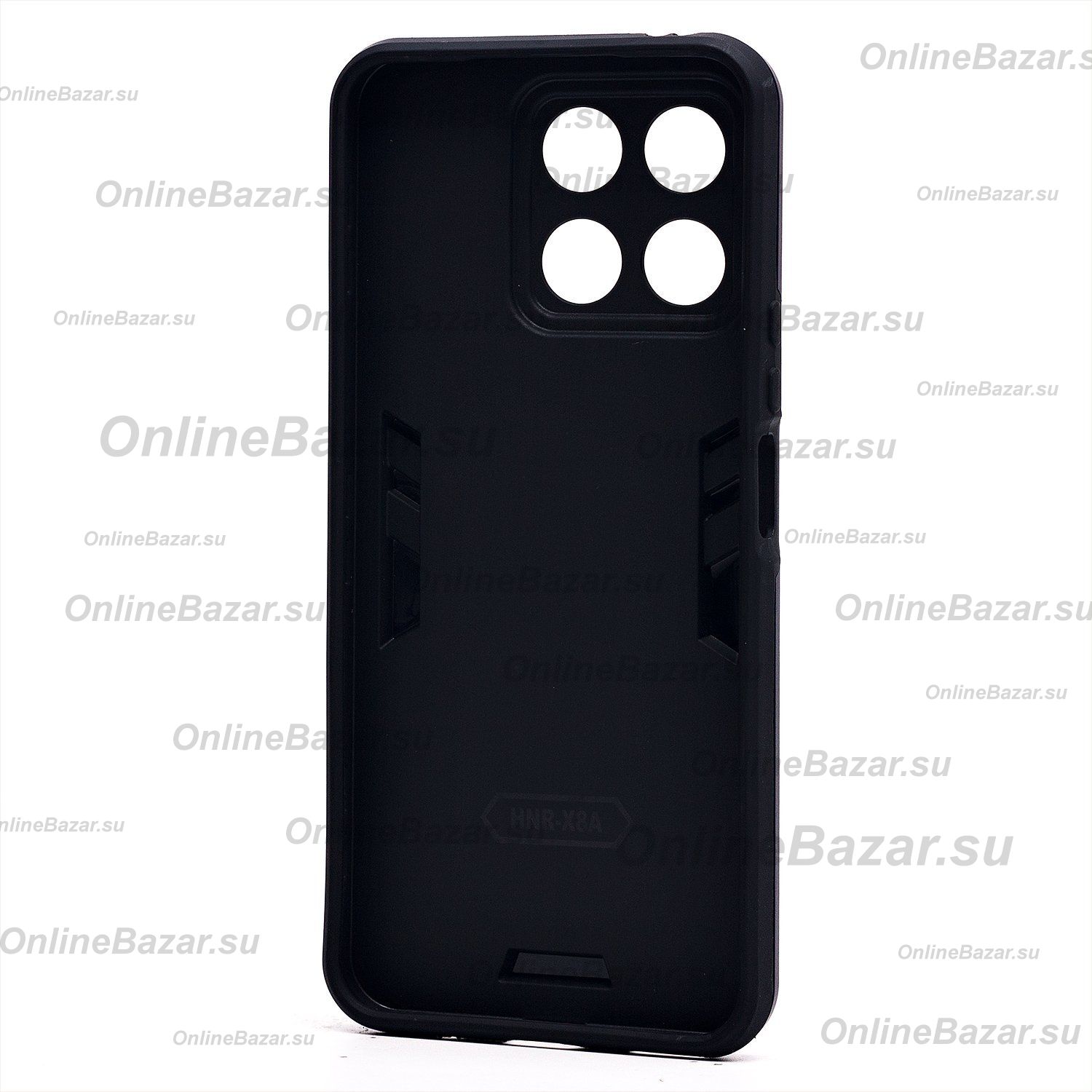 Чехол для Honor X8a (CRT-LX1) силиконовый противоударный с кольцом <синий> ― Spb.OnlineBazar.su