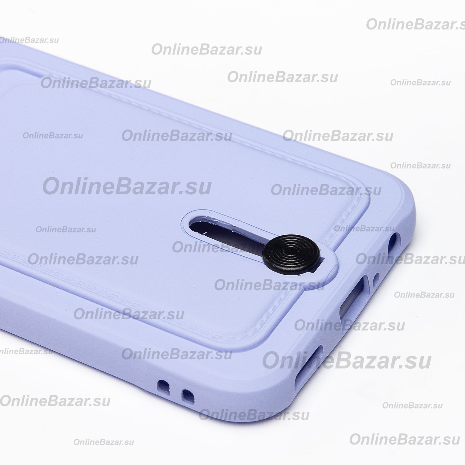 Чехол для Honor 10 Lite (HRY-LX1) силиконовый с картхолдером №4 <фиолетовый> ― Spb.OnlineBazar.su