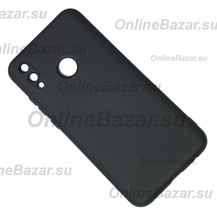 Чехол для Honor 10 Lite (HRY-LX1) силиконовый Soft Touch 4 <черный> ― Spb.OnlineBazar.su