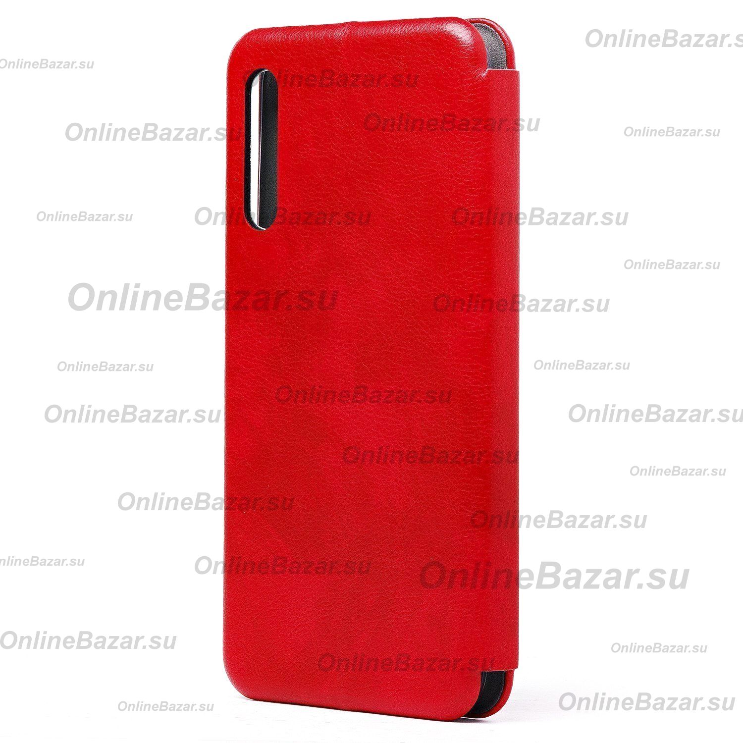 Чехол для Honor 9X (STK-LX1) флип боковой кожзам №3 <красный> ― Spb.OnlineBazar.su