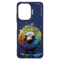Чехол для Infinix Hot 30i (X669D) силиконовый (рис. 335/овечка) <темно-синий> ― Spb.OnlineBazar.su