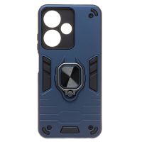 Чехол для Infinix Hot 30i (X669D) силиконовый противоударный с кольцом <синий> ― Spb.OnlineBazar.su