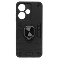 Чехол для Infinix Hot 30i (X669D) силиконовый противоударный с кольцом <черный> ― Spb.OnlineBazar.su