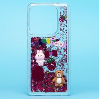 Чехол для Infinix Hot 40i (X6528B) силиконовый 3D игрушки <бордовый> ― Spb.OnlineBazar.su