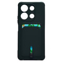 Чехол для Infinix Note 30 (X6833B) силиконовый с картхолдером №4 <зеленый> ― Spb.OnlineBazar.su