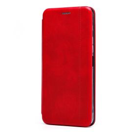Чехол для Infinix Note 30 (X6833B) флип боковой кожзам №3 <красный>