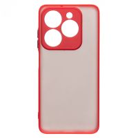 Чехол для Infinix Smart 8 Pro (X6525B) пластиковый с окантовкой <красный> ― Spb.OnlineBazar.su