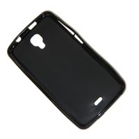 Чехол для Micromax A106 (Canvas Viva) силиконовый матовый <черный> ― Spb.OnlineBazar.su