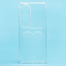 Чехол для Oppo A60 силиконовый с картхолдером №2 <прозрачный>