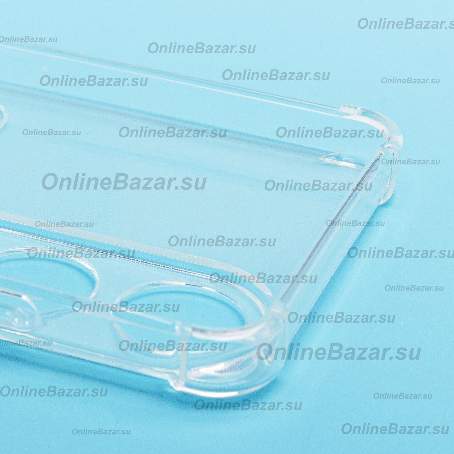 Чехол для Oppo A60 силиконовый с картхолдером №2 <прозрачный> ― Spb.OnlineBazar.su