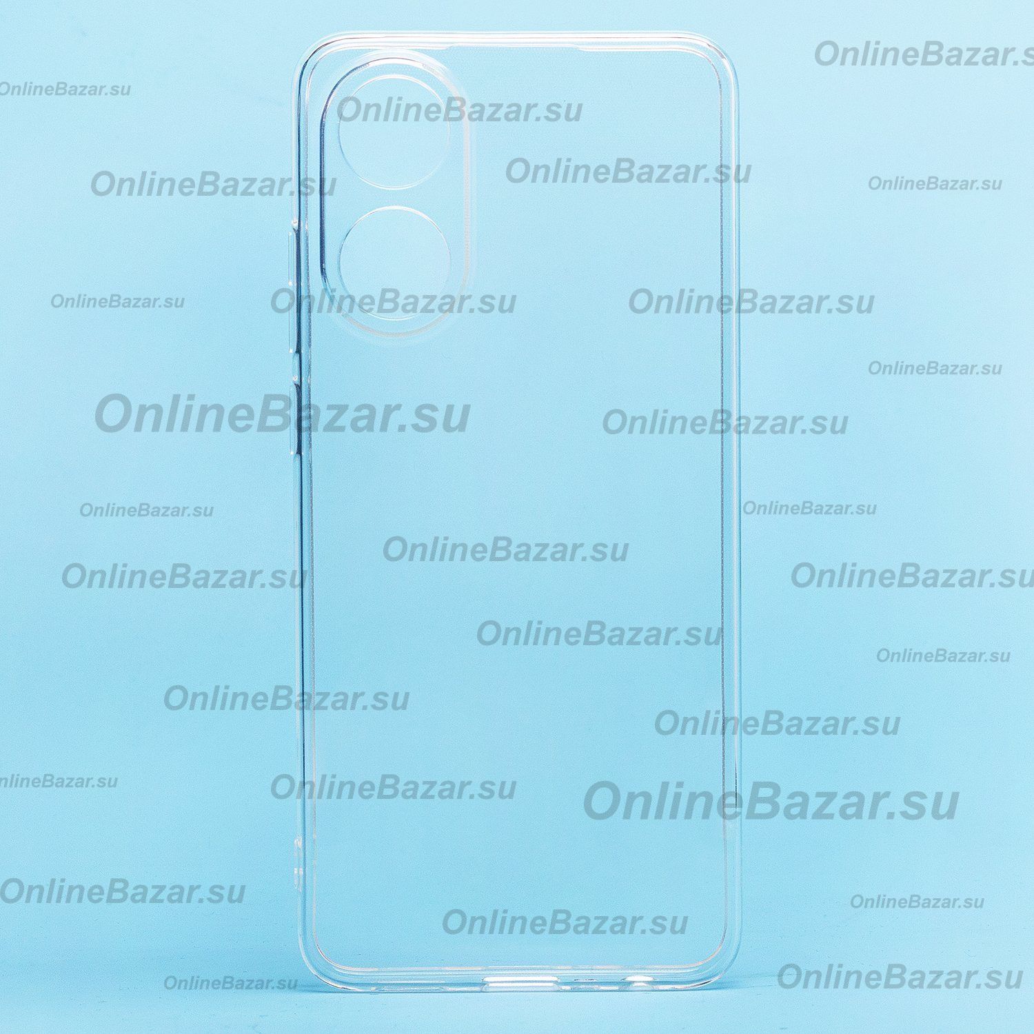 Чехол для Oppo A78 силиконовый ультратонкий <прозрачный> ― Spb.OnlineBazar.su