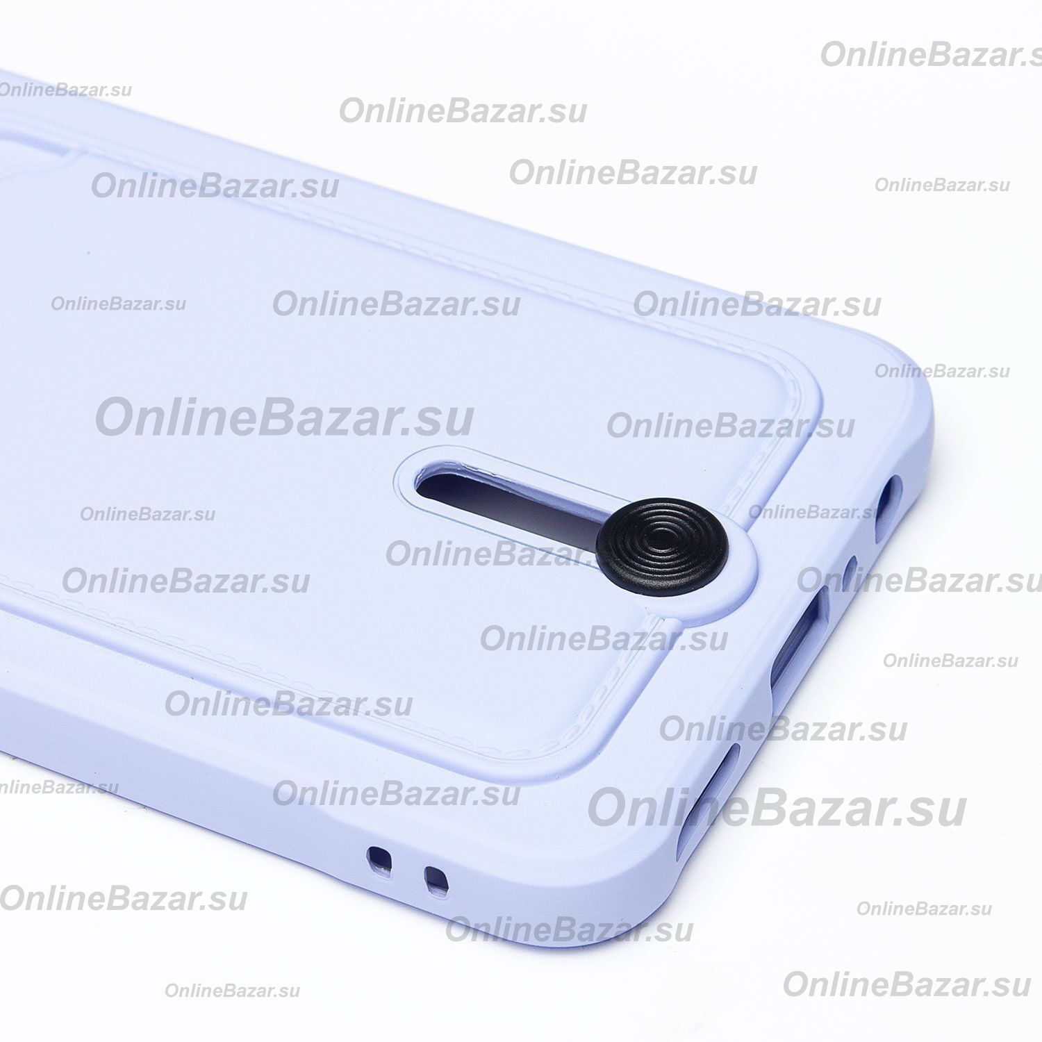 Чехол для Realme 10 силиконовый с картхолдером №4 <светло-фиолетовый> ― Spb.OnlineBazar.su