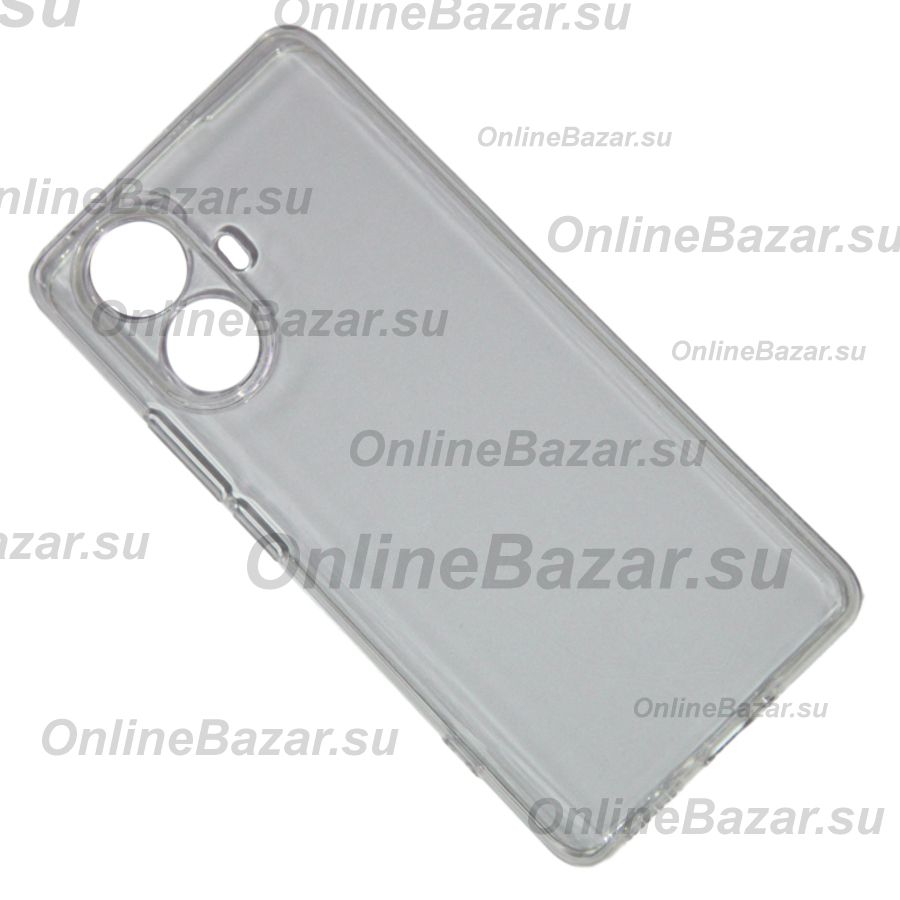 Чехол для Realme 10 Pro+ силиконовый ультратонкий <прозрачный> ― Spb.OnlineBazar.su