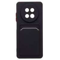 Чехол для Realme 12 5G силиконовый с картхолдером №9 <черный> ― Spb.OnlineBazar.su