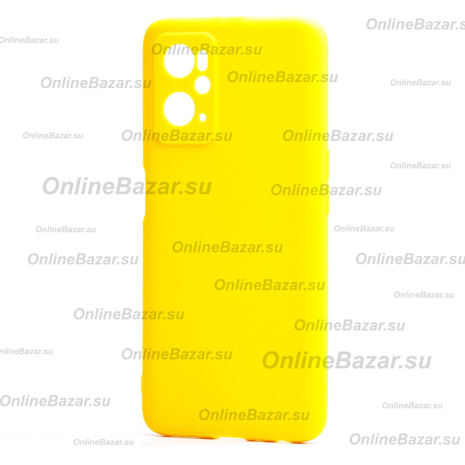 Чехол для Realme 9i силиконовый матовый №5 <желтый> ― Spb.OnlineBazar.su