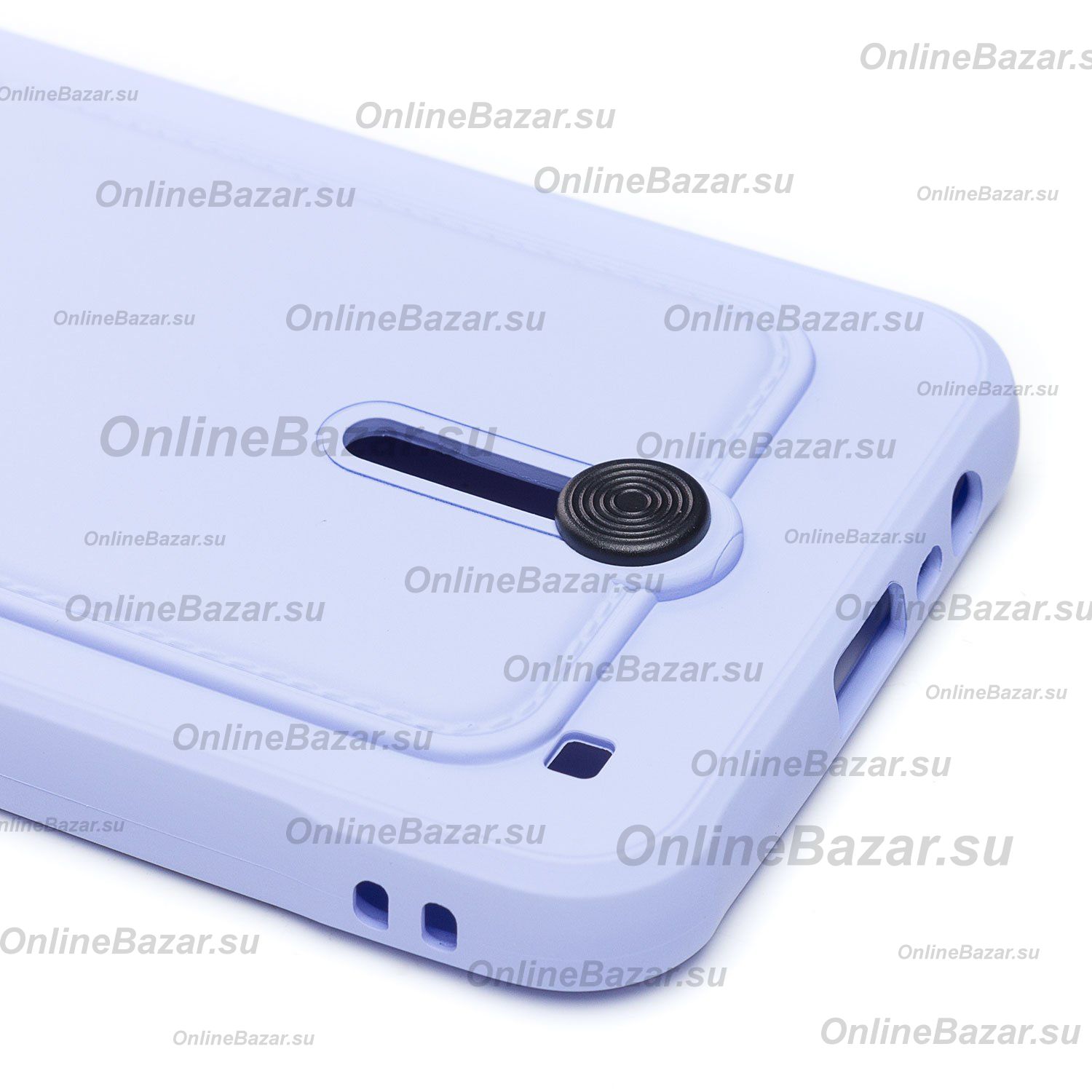 Чехол для Realme RMX3269 силиконовый с картхолдером №4 <светло-фиолетовый> ― Spb.OnlineBazar.su