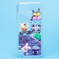 Чехол для Realme RMX3261 силиконовый 3D игрушки <фиолетовый> ― Spb.OnlineBazar.su