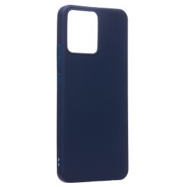 Чехол для Realme RMX3506 силиконовый матовый №5 <темно-синий>