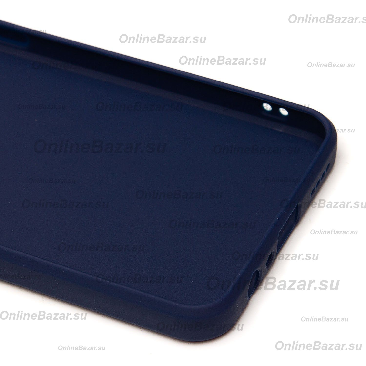 Чехол для Realme RMX3506 силиконовый матовый №5 <темно-синий> ― Spb.OnlineBazar.su