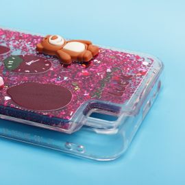 Чехол для Realme C31 силиконовый 3D игрушки <бордовый>