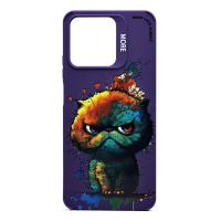 Чехол для Realme C53 силиконовый (рис. 335/кот) <фиолетовый> ― Spb.OnlineBazar.su
