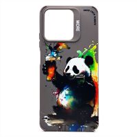 Чехол для Realme C53 силиконовый (рис. 335/панда) <серый> ― Spb.OnlineBazar.su