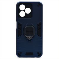 Чехол для Realme C51 силиконовый противоударный с кольцом <синий> ― Spb.OnlineBazar.su