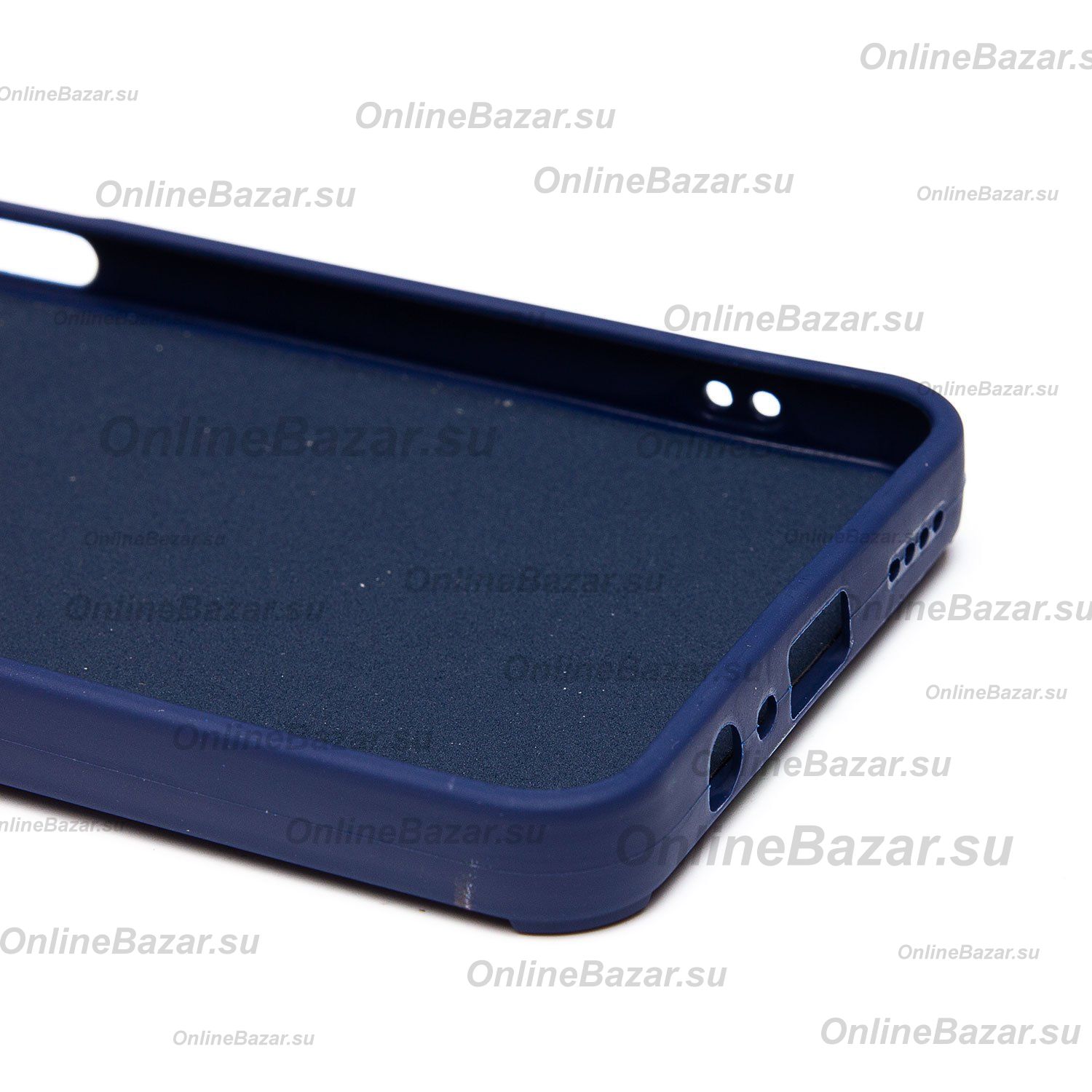 Чехол для Realme C53 силиконовый (рис. 335/заяц) <темно-синий> ― Spb.OnlineBazar.su