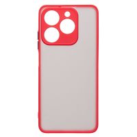 Чехол для Realme C61 пластиковый с окантовкой <красный> ― Spb.OnlineBazar.su