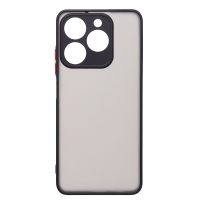 Чехол для Realme C61 пластиковый с окантовкой <черный> ― Spb.OnlineBazar.su