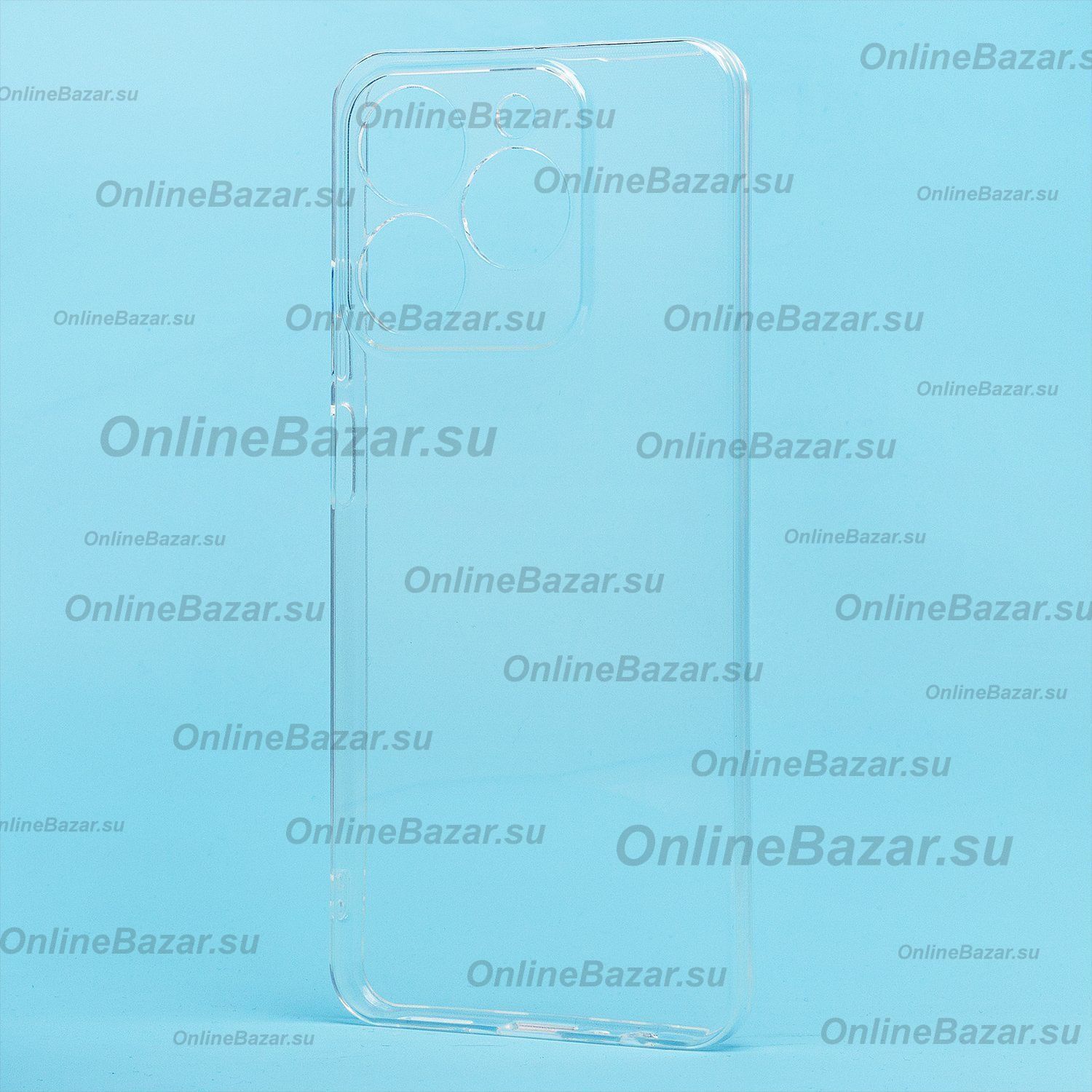 Чехол для Realme C61 силиконовый ультратонкий <прозрачный> ― Spb.OnlineBazar.su