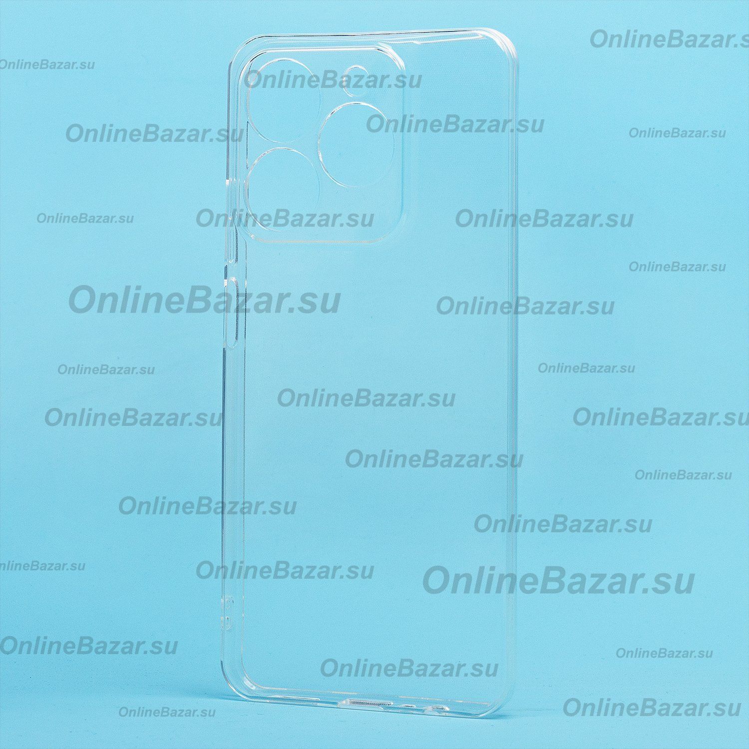 Чехол для Realme C63 силиконовый ультратонкий <прозрачный> ― Spb.OnlineBazar.su